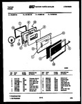 Diagram for 04 - Lower Oven Door Parts