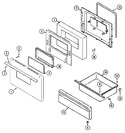 Diagram for 03 - Door/drawer (series 01)