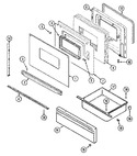 Diagram for 03 - Door/drawer (series 01)