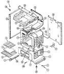 Diagram for 03 - Oven/body