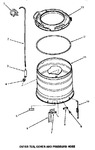 Diagram for 15 - Outer Tub, Cover & Pressure Hose