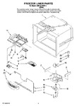 Diagram for 03 - Freezer Liner Parts