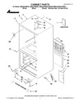 Diagram for 01 - Cabinet Parts