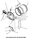 Diagram for 04 - Fr Blkhd, Air Duct, Felt Seal & Cylinder