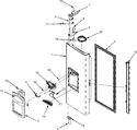Diagram for 09 - Left Refrigerator Door (ice & Water)