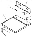 Diagram for 01 - Cabinet Top And Control Hood Rear Panel