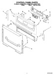 Diagram for 02 - Control Panel Parts