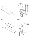 Diagram for 12 - Refrigerator Door & Door Trim And Handle