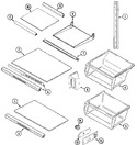 Diagram for 09 - Shelves & Accessories (gs2124padb)