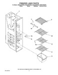 Diagram for 04 - Freezer Liner Parts