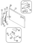 Diagram for 05 - Freezer Outer Door (bisque)