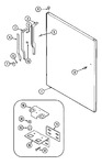 Diagram for 07 - Fresh Food Outer Door (bisque)