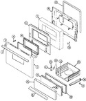Diagram for 02 - Door/drawer (crg7400aax)