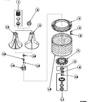 Diagram for 03 - Agitator/drive Bell/seal Kit/tub & Hub