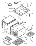 Diagram for 04 - Main Top And Oven Assy