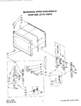 Diagram for 03 - Door & Latch Parts (mw Upper Oven)