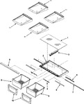Diagram for 10 - Shelves & Crisper Assembly