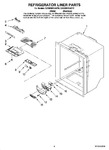 Diagram for 04 - Refrigerator Liner Parts