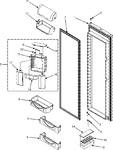 Diagram for 15 - Refrigerator Door (gc2225gek3/5/9)