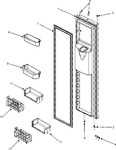 Diagram for 18 - Freezer Door (series 10)