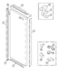 Diagram for 07 - Fresh Food Outer Door (jcb2388atb/w)