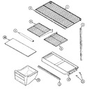 Diagram for 08 - Shelves & Accessories (gt1522ndew)
