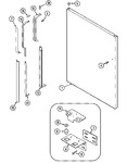 Diagram for 07 - Fresh Food Outer Door (bisque)