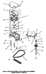 Diagram for 13 - Motor, Mtg Bracket, Belts & Idler Assy