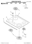 Diagram for 01 - Cooktop Parts