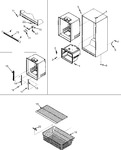 Diagram for 08 - Interior Cabinet & Freezer Shelves