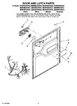 Diagram for 03 - Door And Latch Parts