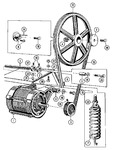 Diagram for 10 - Motor & Basket Pulley