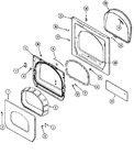 Diagram for 09 - Door (dryer)