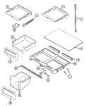Diagram for 09 - Shelves & Accessories (bisque)