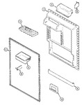 Diagram for 06 - Fresh Food Inner Door (bisque)