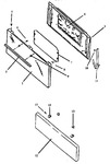 Diagram for 05 - Oven Door/fixed Panel Parts