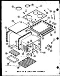 Diagram for 07 - Main Top & Lower Oven Assy