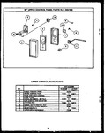 Diagram for 01 - 30`` Upper Control Panel Parts