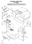 Diagram for 02 - Freezer Liner Parts