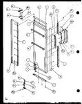 Diagram for 13 - Ref Door Hinge And Trim Parts