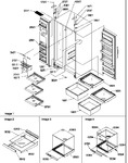 Diagram for 11 - Ref/fz Shelves, Lights, And Hinges