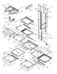Diagram for 13 - Ref Shelving And Drawers