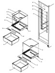 Diagram for 14 - Ref Shelving And Drawers