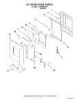 Diagram for 08 - 18`` Oven Door Parts
