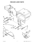 Diagram for 06 - Freezer Liner Parts