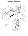 Diagram for 07 - Dispenser Front Parts
