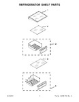 Diagram for 06 - Refrigerator Shelf Parts