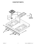 Diagram for 01 - Cooktop Parts