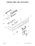 Diagram for 02 - Control Panel And Latch Parts