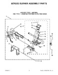 Diagram for 05 - 8576353 Burner Assembly Parts